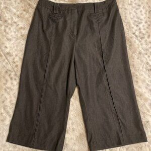 Sharagano Wide Leg Gaucho Pants